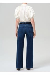 annina high rise wide leg in pierre