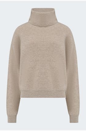 Aria Sweater In Light Beige Heather 