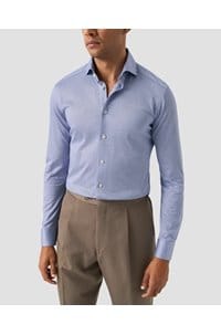 filo di scozia shirt in mid blue