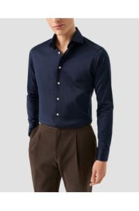 filo di scozia shirt in navy