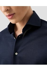 filo di scozia shirt in navy