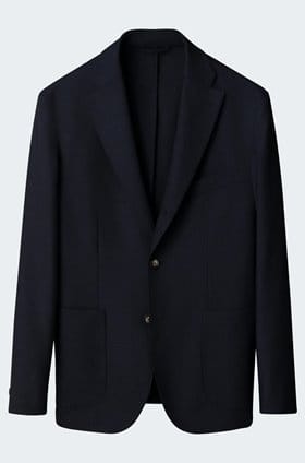 Lana Tech Soft Jacket in Navy