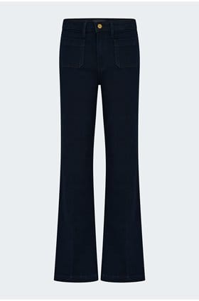 Leenah Wide Jean with Patch Pockets in Control