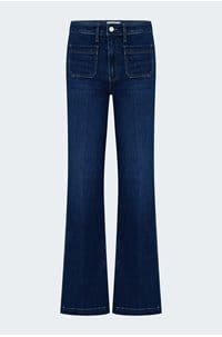 leenah wide jean with patch pockets in cambres
