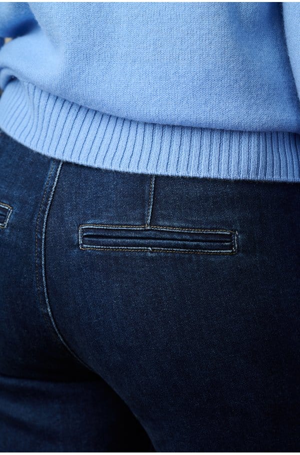 leenah wide jean with patch pockets in cambres