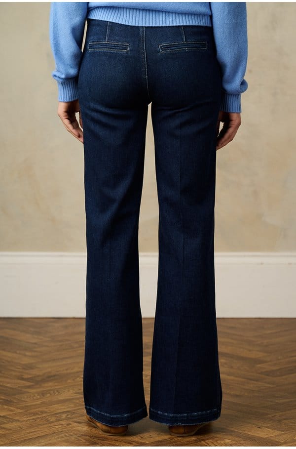 leenah wide jean with patch pockets in cambres