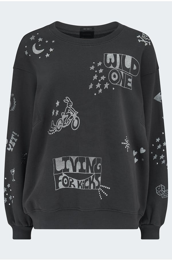 the drop square sweatshirt in wild ones