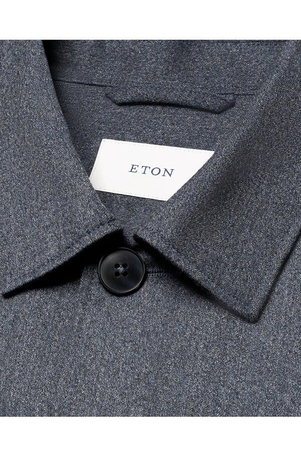 4 pocket overshirt in blue