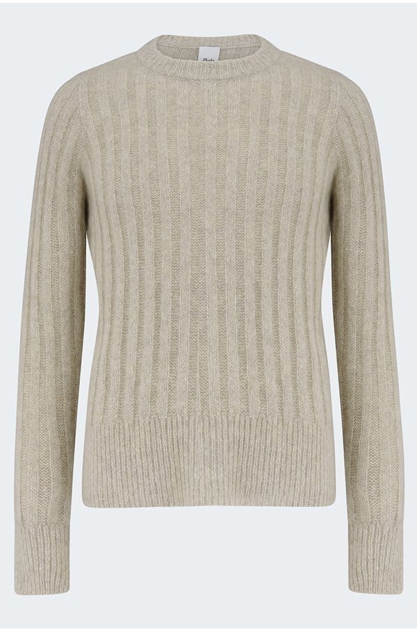 lux jumper in beige