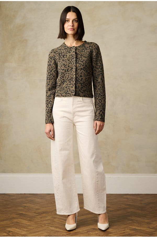 matilda cardigan in spotted