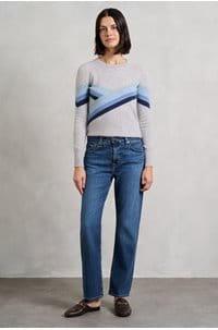 myna jumper in grey blue 