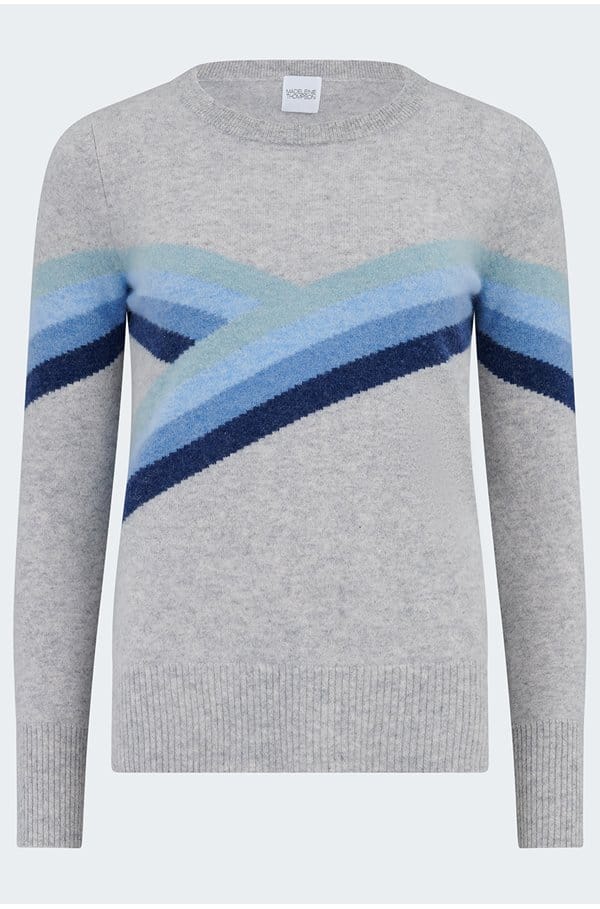 myna jumper in grey blue 