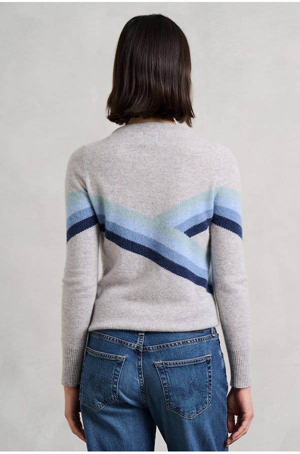 myna jumper in grey blue 