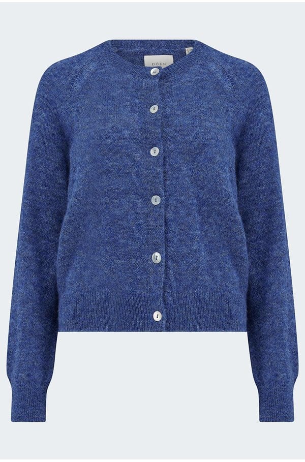 petra cardigan in blue dusk