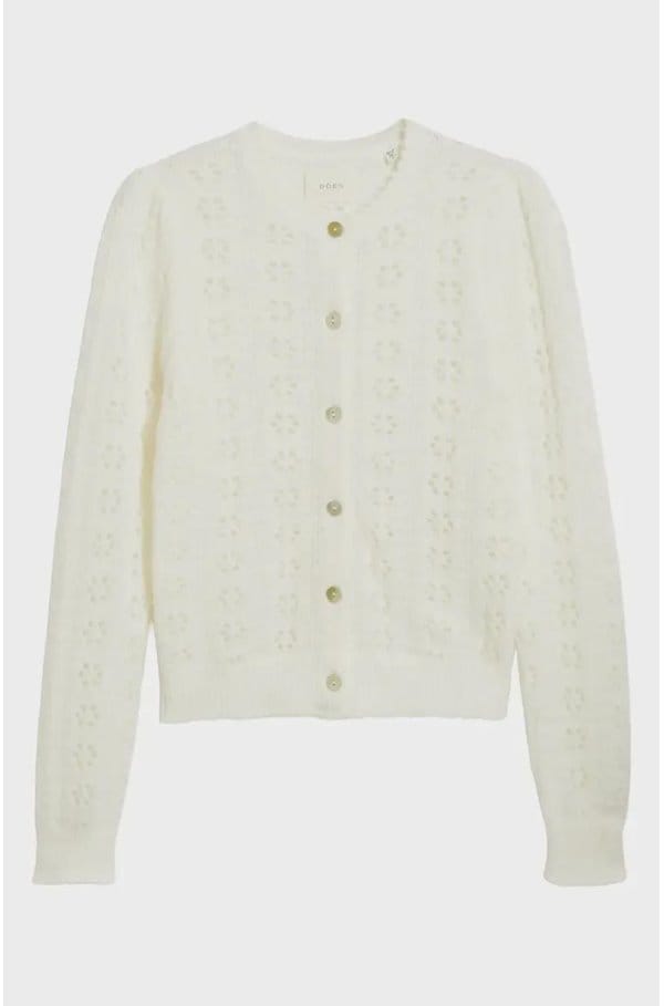 emery cardigan in ivory