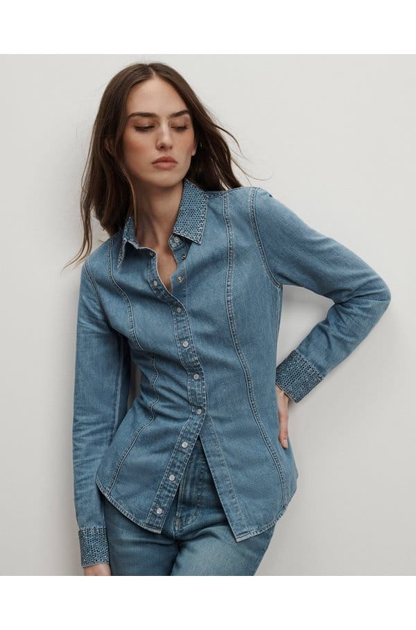 eddie shirt in riviera breeze