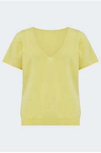 biarritz knitted tee in limonada