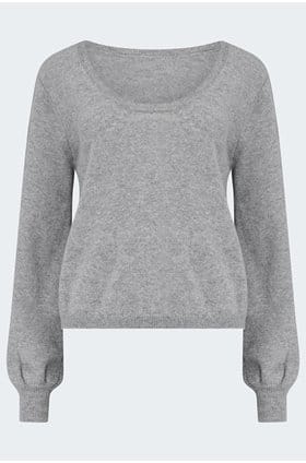 Cathy Scoop Jumper in Koala