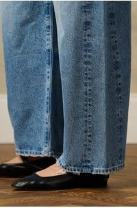 hattie barrel leg in blueprint