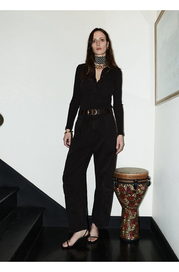 flight pant in carob