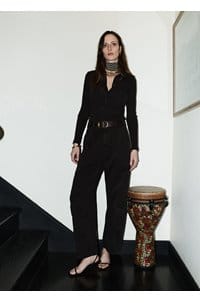 flight pant in carob