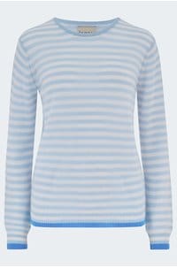 little stripe crew in azure