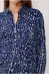 josephine shirt in navy lynx