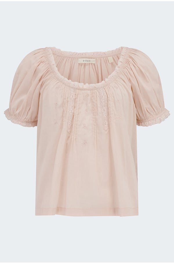 frederica top in blush