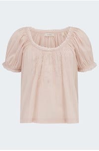 frederica top in blush
