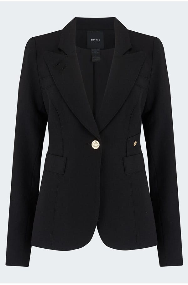 classic duchess blazer in black 