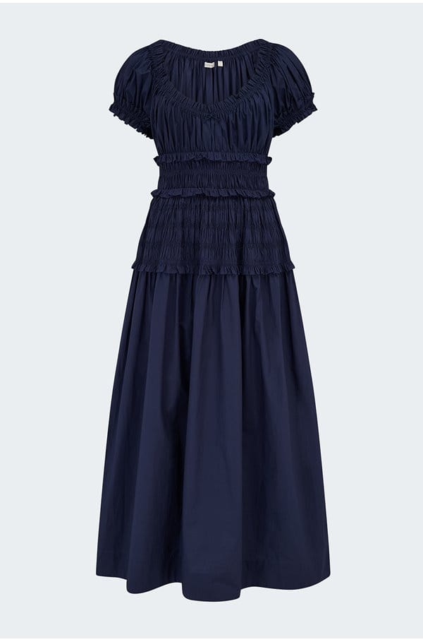 leanne dress in adriatic 