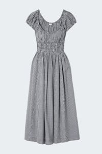 quinley dress in la maddalena gingham