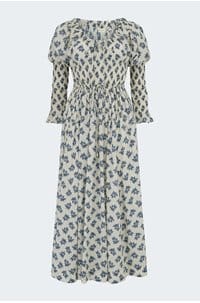 kaira dress in pomegranate bloom