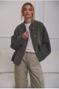 windsor jacket in gris vert