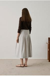 amalia skirt in gris clair
