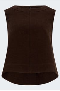 pampa top in chocolat