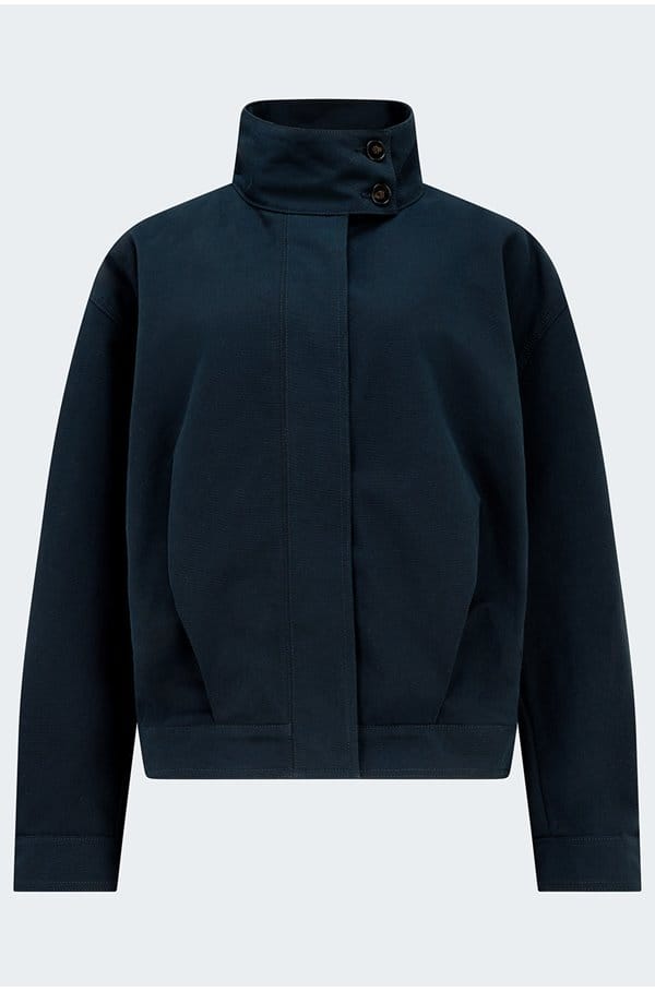 imelda jacket in navy petrole