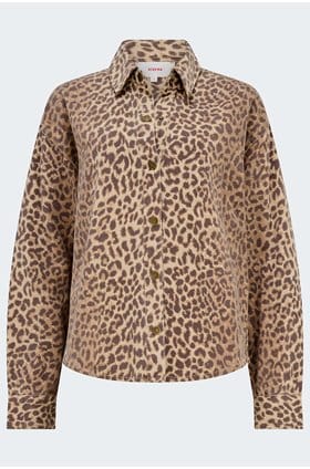 Gia Denim Shirt in Sable