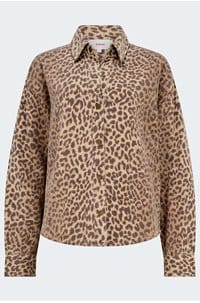 gia denim shirt in sable