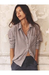 jordy shirt in baby blue check