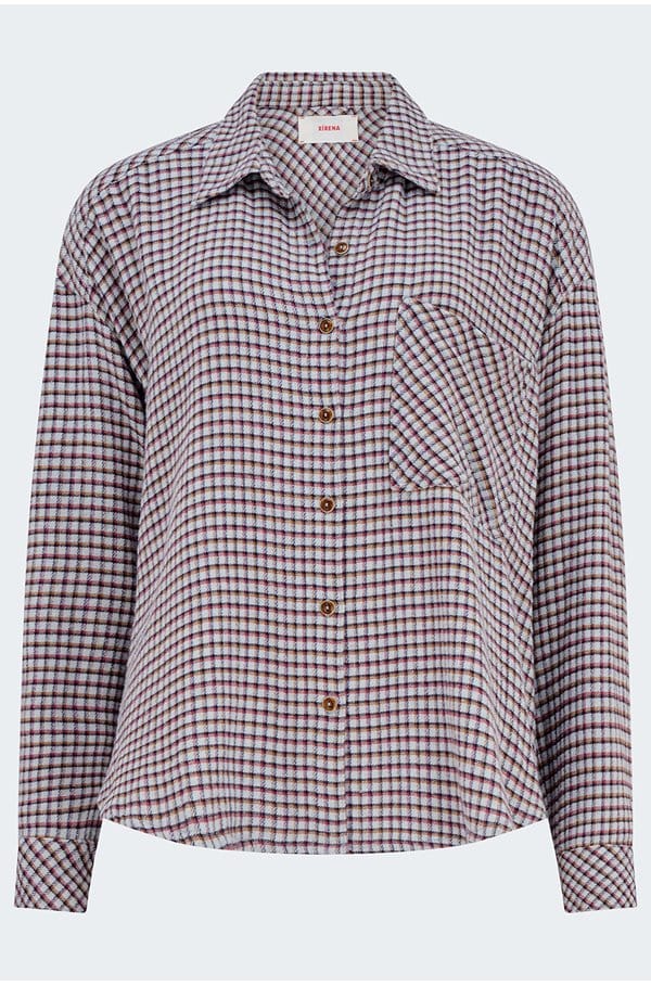 jordy shirt in baby blue check
