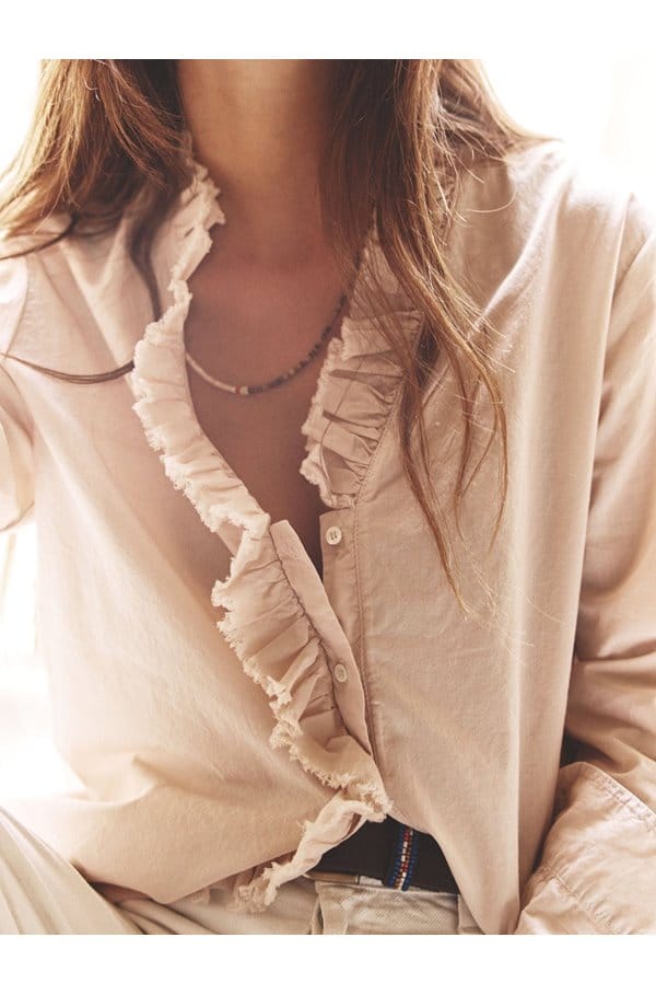 kayde top in parchment