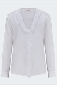 kayde top in white