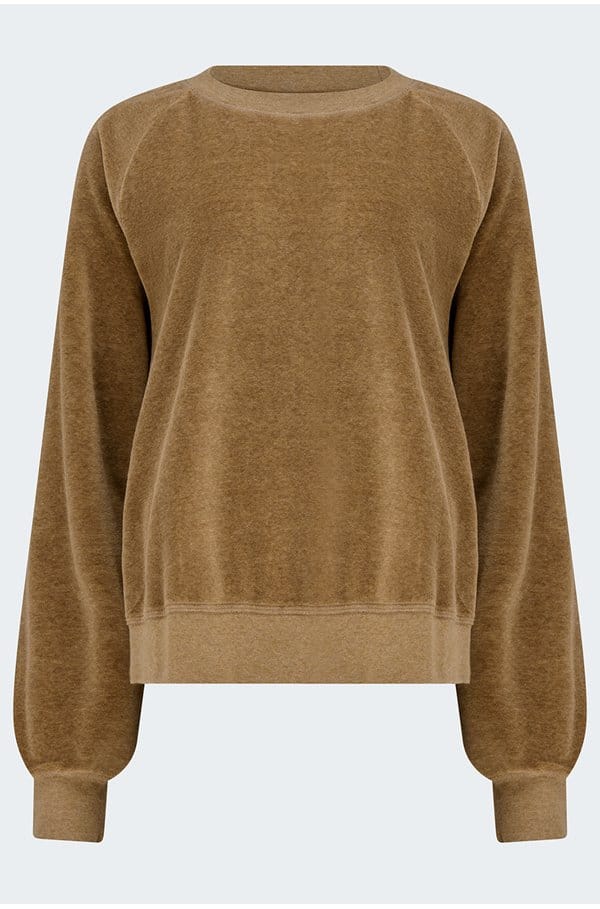 pierre sweatshirt in heather camel