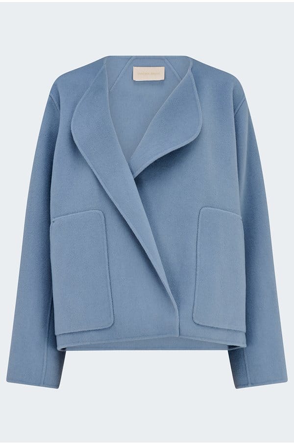 chann jacket in gris blue