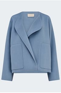 chann jacket in gris blue