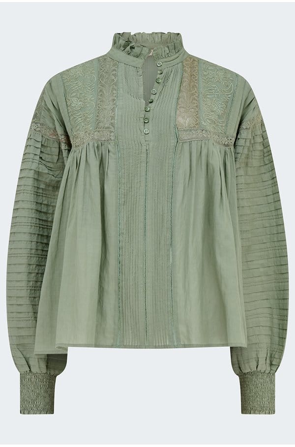 dahlia top in amande