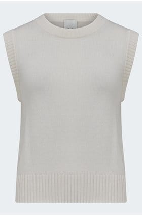 Knitted Tank in White