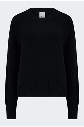 Long Sleeve Crew Neck in Black