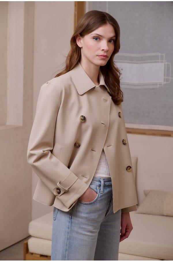 cropped trench in sand